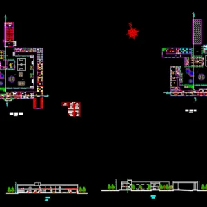 فایل اتوکد مدرسه کودکان بی سرپرست